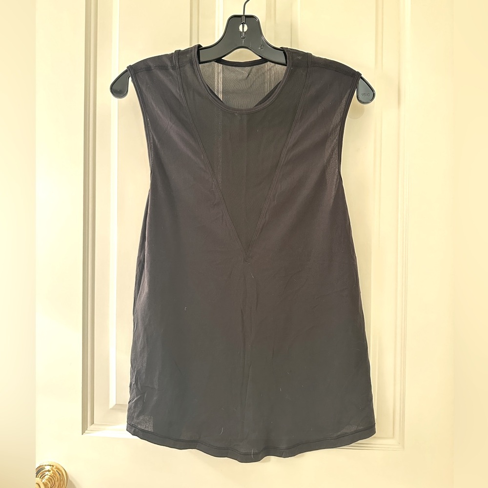 lululemon Mesh V Cotton Loose Tank Top